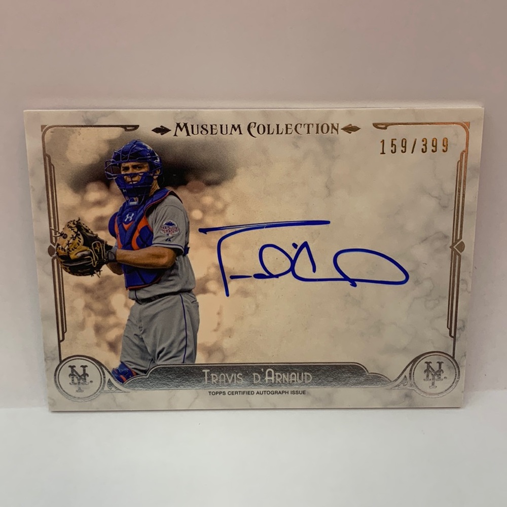 2014 Topps Museum Collection Archival Travis D’Arnaud 159/399 #AA-TD (MISC8)